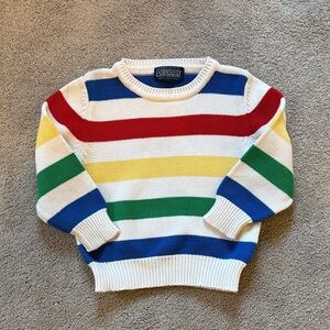 Colorful Striped Sweater for toddlers